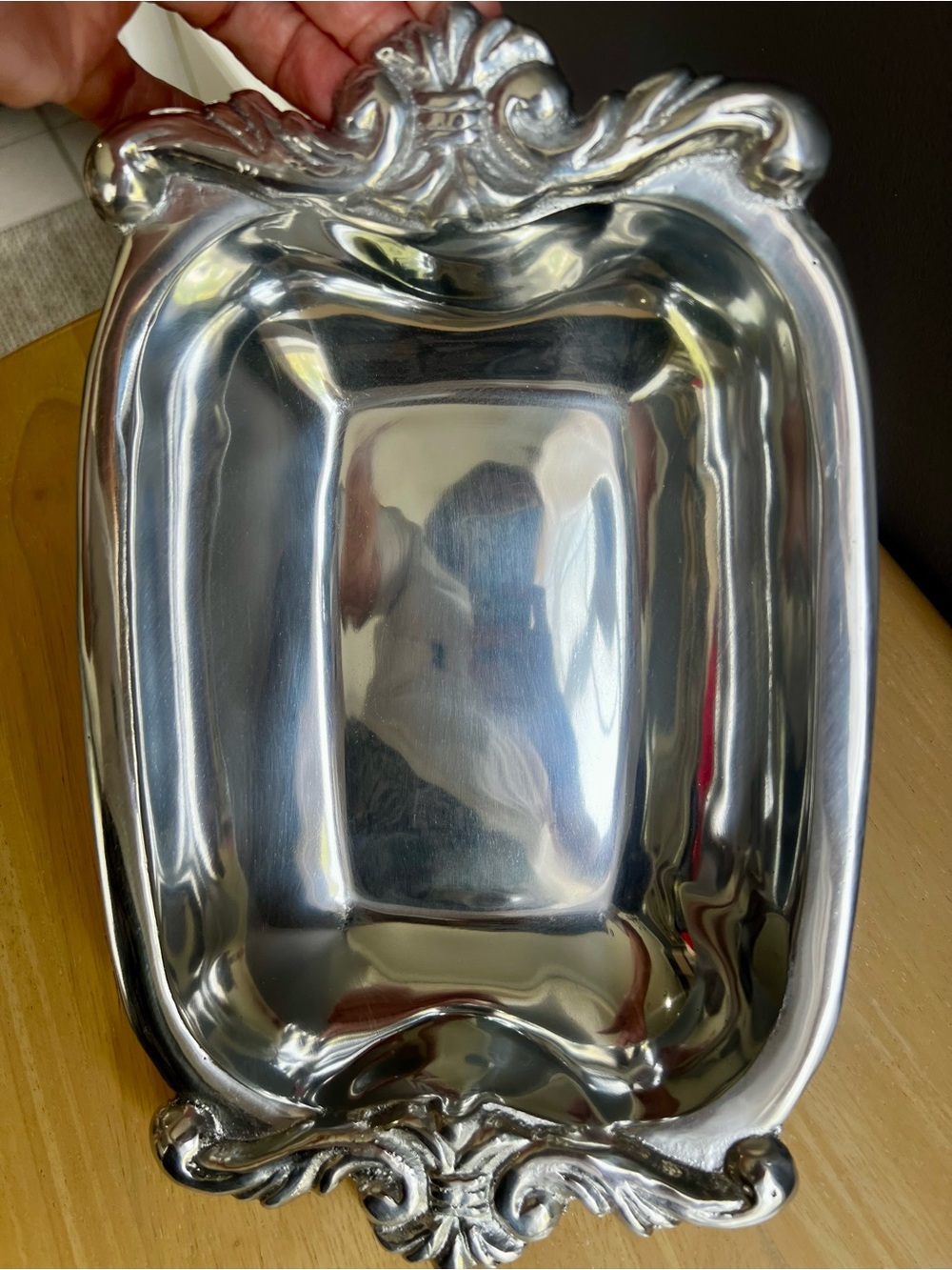 Fabulous Pewterware Serving Bowl is NWT